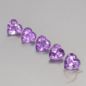 Shop natural 3.63ct Violet rosé foncé Améthyste gems, Cœur, from Brésil at GemSelect. In stock, global shipping!