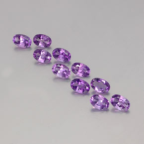 Achetez naturel 4.06ct Violet rosé foncé Améthyste gems, Coupe ovale, En provenance Brésil chez GemSelect. En stock, livraison internationale!