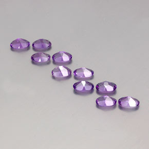 Achetez naturel 4.06ct Violet rosé foncé Améthyste gems, Coupe ovale, En provenance Brésil chez GemSelect. En stock, livraison internationale!