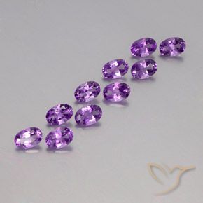 Shop natural 4.12ct Pourpre violacé moyen Améthyste gems, ovale, from Brésil at GemSelect. In stock, global shipping!