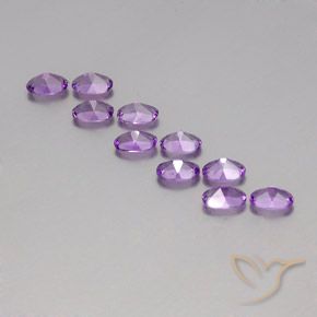 Shop natural 4.12ct Pourpre violacé moyen Améthyste gems, ovale, from Brésil at GemSelect. In stock, global shipping!