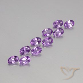 Shop natural 3.96ct Pourpre violacé moyen Améthyste gems, ovale, from Brésil at GemSelect. In stock, global shipping!