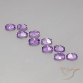 Shop natural 3.96ct Pourpre violacé moyen Améthyste gems, ovale, from Brésil at GemSelect. In stock, global shipping!