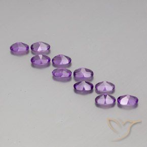 Shop natural 4.10ct Violet violacé Améthyste gems, ovale, from Brésil at GemSelect. In stock, global shipping!