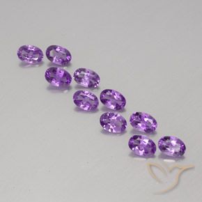 Shop natural 3.97ct Pourpre violacé moyen-foncé Améthyste gems, ovale, from Brésil at GemSelect. In stock, global shipping!