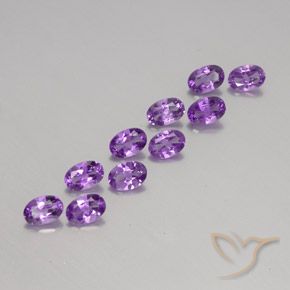 Shop natural 3.97ct Pourpre violacé moyen-foncé Améthyste gems, ovale, from Brésil at GemSelect. In stock, global shipping!