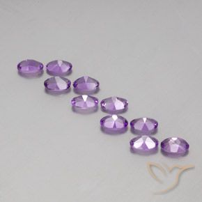 Shop natural 3.89ct Pourpre violacé moyen-foncé Améthyste gems, ovale, from Brésil at GemSelect. In stock, global shipping!