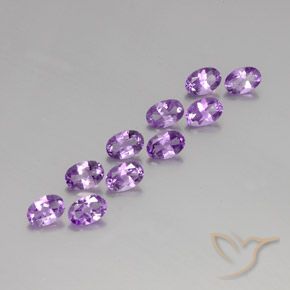 Shop natural 3.99ct Pourpre violacé profond Améthyste gems, ovale, from Brésil at GemSelect. In stock, global shipping!