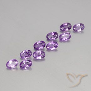 Shop natural 3.75ct Pourpre violacé moyen Améthyste gems, ovale, from Brésil at GemSelect. In stock, global shipping!