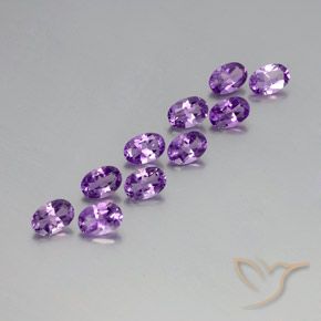 Shop natural 3.81ct Pourpre violacé profond Améthyste gems, ovale, from Brésil at GemSelect. In stock, global shipping!