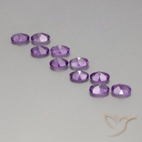 Shop natural 3.92ct Pourpre violacé moyen-foncé Améthyste gems, ovale, from Brésil at GemSelect. In stock, global shipping!