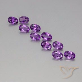 Shop natural 4.10ct Violet violacé Améthyste gems, ovale, from Brésil at GemSelect. In stock, global shipping!