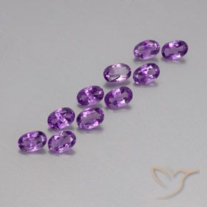 Shop natural 3.88ct Violet violacé Améthyste gems, ovale, from Brésil at GemSelect. In stock, global shipping!