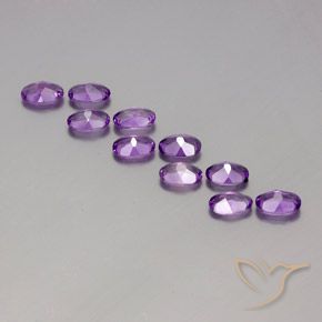 Shop natural 3.84ct Pourpre violacé moyen-foncé Améthyste gems, ovale, from Brésil at GemSelect. In stock, global shipping!