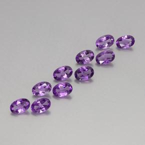 Achetez naturel ct Violet Améthyste gems, Coupe ovale, En provenance Brésil chez GemSelect. En stock, livraison internationale!