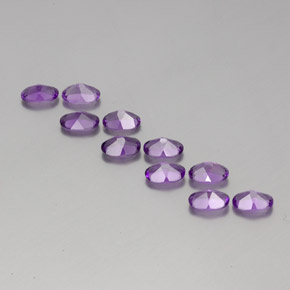 Achetez naturel ct Violet Améthyste gems, Coupe ovale, En provenance Brésil chez GemSelect. En stock, livraison internationale!