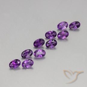 Shop natural 4.06ct Pourpre violacé profond Améthyste gems, ovale, from Brésil at GemSelect. In stock, global shipping!