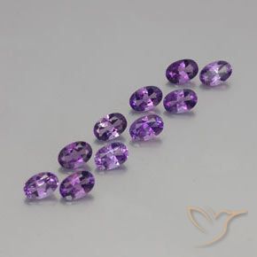 Shop natural 4.10ct Pourpre violacé profond Améthyste gems, ovale, from Brésil at GemSelect. In stock, global shipping!