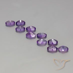Shop natural 4.10ct Pourpre violacé profond Améthyste gems, ovale, from Brésil at GemSelect. In stock, global shipping!