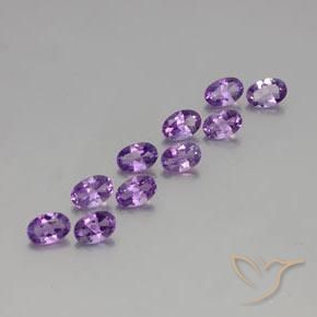 Shop natural 3.75ct Pourpre violacé moyen Améthyste gems, ovale, from Brésil at GemSelect. In stock, global shipping!
