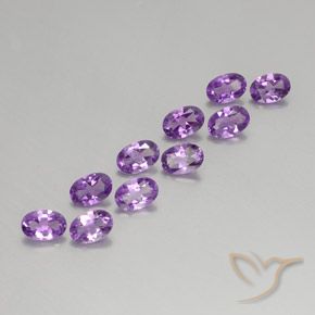 Shop natural 3.94ct Violet violacé Améthyste gems, ovale, from Brésil at GemSelect. In stock, global shipping!