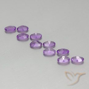 Shop natural 3.94ct Violet violacé Améthyste gems, ovale, from Brésil at GemSelect. In stock, global shipping!