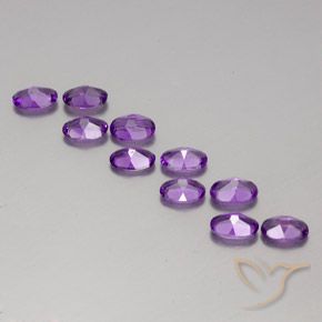 Shop natural 3.86ct Pourpre violacé moyen-foncé Améthyste gems, ovale, from Brésil at GemSelect. In stock, global shipping!