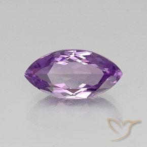 Améthyste Violet moyen naturelle Marquise, 6.66 ct, VVS