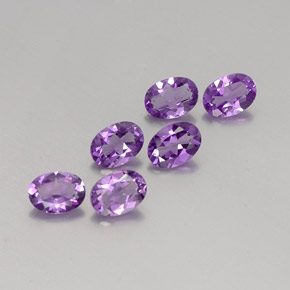 Achetez naturel ct Violet Améthyste gems, Coupe ovale, En provenance Brésil chez GemSelect. En stock, livraison internationale!