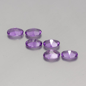 Achetez naturel ct Violet Améthyste gems, Coupe ovale, En provenance Brésil chez GemSelect. En stock, livraison internationale!