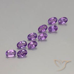 Shop natural 4.05ct Violet Rosâtre Améthyste gems, ovale, from Brésil at GemSelect. In stock, global shipping!
