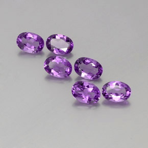 Achetez naturel 4,21ct violet rosé intense améthyste gems, coupe ovale, en provenance brésil chez gemselect. en stock, livraison internationale!