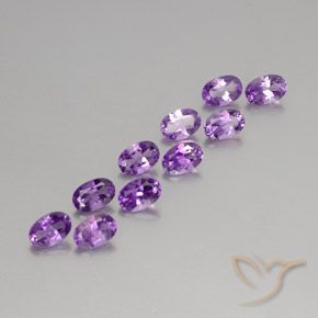 Shop natural 4.12ct Pourpre violacé moyen Améthyste gems, ovale, from Brésil at GemSelect. In stock, global shipping!