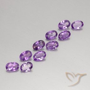 Shop natural 3.45ct Violet rosâtre moyen Améthyste gems, ovale, from Brésil at GemSelect. In stock, global shipping!