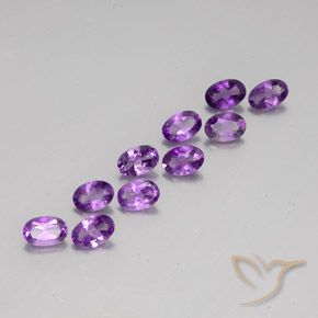Shop natural 3.70ct Violet violacé Améthyste gems, ovale, from Brésil at GemSelect. In stock, global shipping!