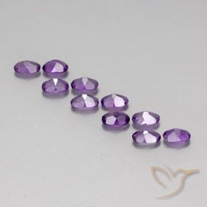 Shop natural 4.02ct Pourpre violacé profond Améthyste gems, ovale, from Brésil at GemSelect. In stock, global shipping!