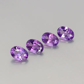 Achetez naturel 2,85ct violet moyen améthyste gems, coupe ovale, en provenance brésil chez gemselect. en stock, livraison internationale!