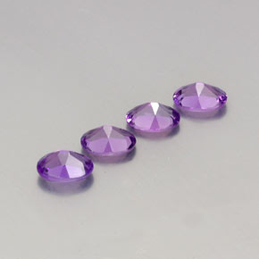 Achetez naturel 2,85ct violet moyen améthyste gems, coupe ovale, en provenance brésil chez gemselect. en stock, livraison internationale!