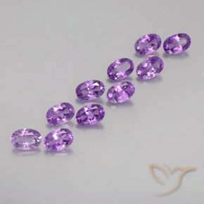Shop natural 4.10ct Pourpre violacé moyen-foncé Améthyste gems, ovale, from Brésil at GemSelect. In stock, global shipping!