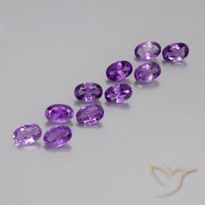 Shop natural 4.00ct Pourpre violacé moyen Améthyste gems, ovale, from Brésil at GemSelect. In stock, global shipping!