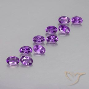 Shop natural 4.64ct Pourpre violacé moyen Améthyste gems, ovale, from Brésil at GemSelect. In stock, global shipping!