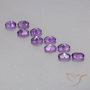 Shop natural 4.64ct Pourpre violacé moyen Améthyste gems, ovale, from Brésil at GemSelect. In stock, global shipping!