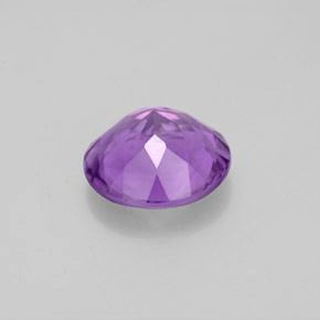 Améthyste Violet naturelle Coupe roude, 2.91 ct, VVS-VS