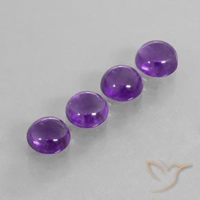 Achetez naturel 8,29ct violet moyen-léger améthyste gems, coupe roude, en provenance brésil chez gemselect. en stock, livraison internationale!