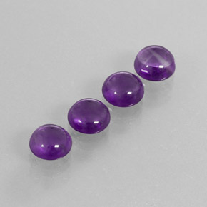 Achetez naturel 7.11ct Violet moyen Améthyste gems, Coupe roude, En provenance Brésil chez GemSelect. En stock, livraison internationale!