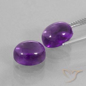Shop natural 8.38ct Violet moyen Améthyste gems, ovale, from Brésil at GemSelect. In stock, global shipping!