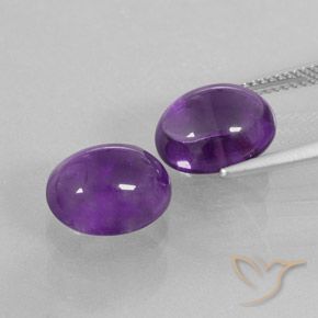 Shop natural 8.82ct Violet moyen Améthyste gems, ovale, from Brésil at GemSelect. In stock, global shipping!