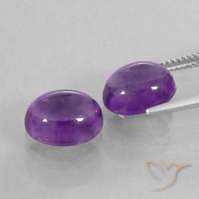 Shop natural 7.61ct Violet moyen Améthyste gems, ovale, from Brésil at GemSelect. In stock, global shipping!