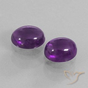 Shop natural 7.43ct Violet moyen Améthyste gems, ovale, from Brésil at GemSelect. In stock, global shipping!