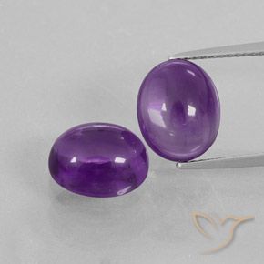 Shop natural 8.10ct Violet moyen Améthyste gems, ovale, from Brésil at GemSelect. In stock, global shipping!